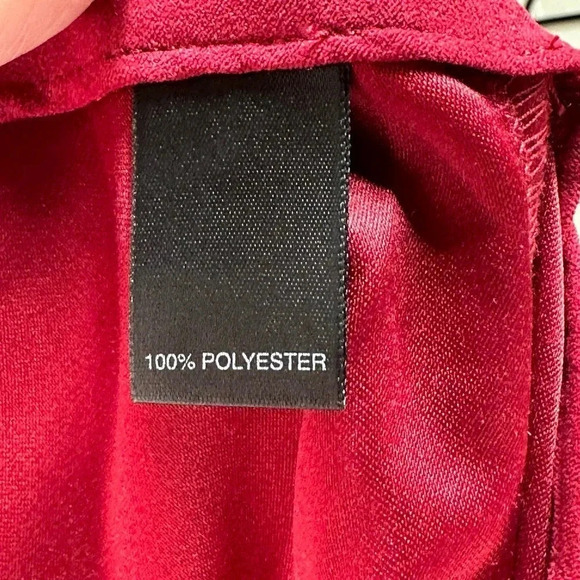 Avenue 14/16 red button down blazer & matching size 16 long skirt - Picture 11 of 11